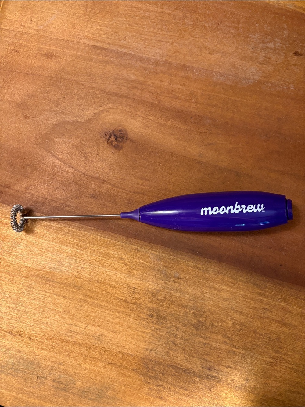 Moonbrew Purple Milk Frother Handheld Frother for Coffee & Tea